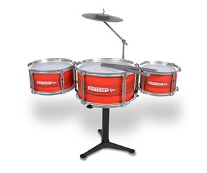 Musikk - Bontempi Drum set 3 parts with cymbal - 513340