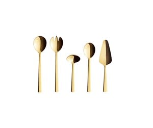 Kjøkkenredskaper - RAW - Cutlery set extra - Dishwasher safe - Gold - 5 pcs (14787) - 14787