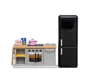 Dukker, Bamser & Utstyr - Lundby cooker & fridge set - 18031