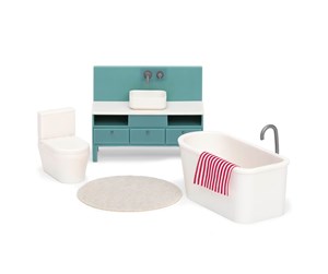 Dukker, Bamser & Utstyr - Lundby basic bathroom set - 18028