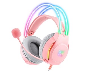 Hodetelefoner - ONIKUMA Gaming headphones  X26 Pink - X26P