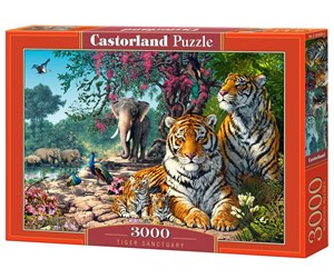 Puslespill - Castorland Tiger rest break - C-300600