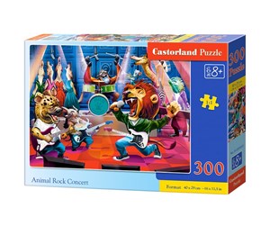 Puslespill - Castorland Rock concert with animals - B-030453