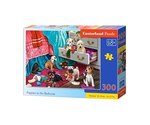 Puslespill - Castorland Naughty puppies - B-030392