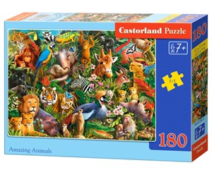 Puslespill - Castorland Fantastic animals - B-018512