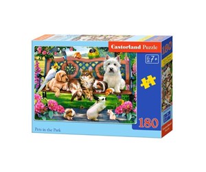 Puslespill - Castorland Pets in the park - B-018444