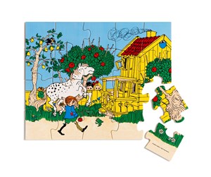 Puslespill - Pippi wooden puzzle - 18096