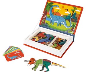 Kreative leker - Janod Magneti'book - Dinosaurs - 40 Magnets - LKJ2590