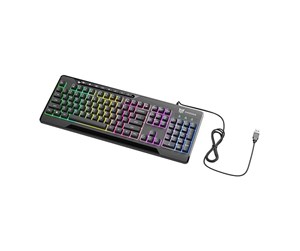 Tastatur - ONIKUMA G32 RGB Gaming Keyboard (Black) - Gamingtastatur - Svart - G32 RGB Black