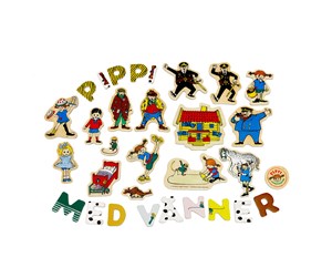 Leketøy - Pippi magnetic letters - 18109