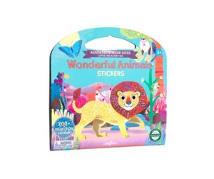 Kreative leker - eeBoo Wonderful Animals Sticker Book - ESTKAML