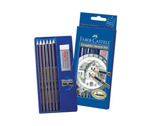 Skrive- & Tegneverktøy - Faber Castell Goldfaber Sketch Set - Graphite Pencil (pack of 6) - 114000