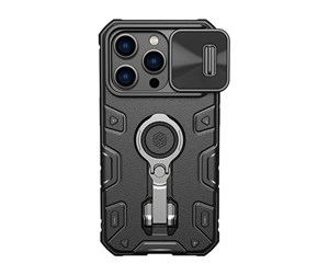 Mobil - Deksel og etui - Nillkin CamShield Armor Pro Case for iPhone 14 Pro (black) - 6902048248687