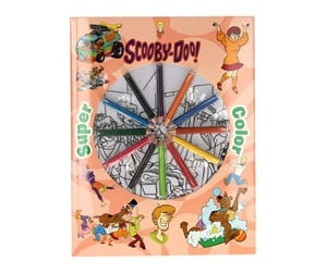 Kreative leker - Boek Specials Nederland BV Super Color Coloring Book Scooby-Doo with Pencils - 8716745023663