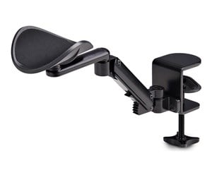 Veggmontering, AV-braketter & AV-møbler - StarTech.com Adjustable Arm Rest For Desk Clamp-On Install/No Drilling mounting kit - black 5 kg - 1AHC-DESK-ARM-REST