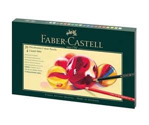 Skrive- & Tegneverktøy - Faber Castell Polychromos colour pencils gift set (20 colour + 4 graphite) - 210051