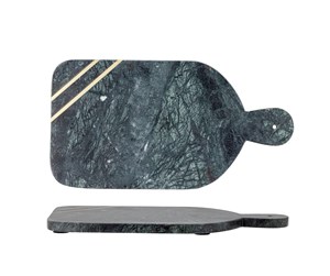 Kjøkkentilbehør - Bloomingville - Adalin Cutting Board Green Marble (82059649) - 82059649