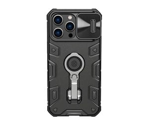 Mobil - Deksel og etui - Nillkin CamShield Armor Pro Case for iPhone 14 Pro Max (black) - 6902048248748