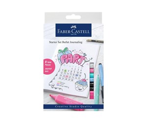 Skrive- & Tegneverktøy - Faber Castell Bullet Journaling Starter Set (9 pcs) - 267125