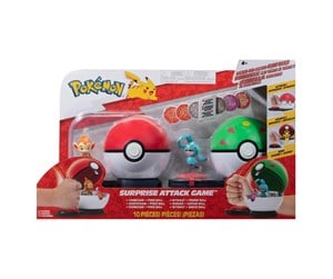 Pokemon - Pokemon Surprise Attack Game - Chimchar Poké Ball & Wynaut Friend Ball - 38991