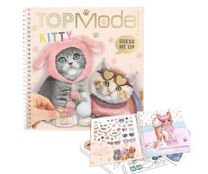 Kreative leker - Depesche TOPModel Dress Me Up Stickerbook KITTY - 0412965