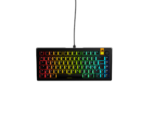 Tastatur - Glorious GMMK 3 HE 75% - Nordisk - Svart - GLO-KB-GMMK3-75-PB-HE-W-BLK-ND