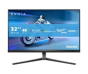 Skjerm - 32" Philips Evnia 6000 - 3840x2160 - 144Hz - IPS - DisplayHDR 1000 - 32M2N6800M