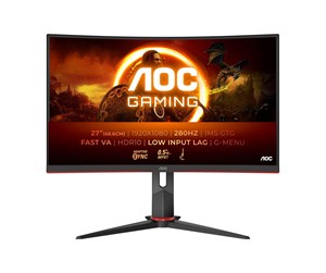 Skjerm - 27" AOC Gaming C27G2Z3/BK - LED monitor - curved - Full HD (1080p) - 27" - HDR - C27G2Z3/BK