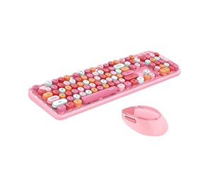 Tastatur - Mofii Wireless keyboard + mouse set Sweet 2.4G (pink) - Tastatur & Mussett - Rosa - SMK-623387AG Pink