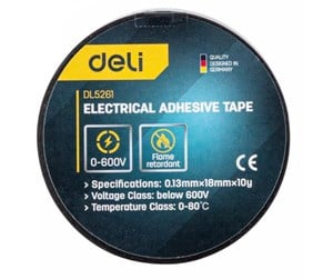 Verktøy - Deli Tools Electrical insulating tape - EDL5261