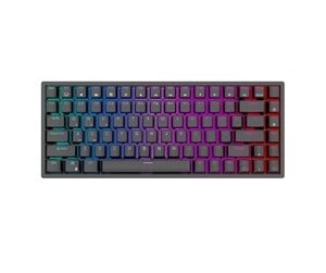 Tastatur - Royal Kludge Wireless mechanical keyboard RK84 RGB Red switch (black) - Gamingtastatur - Svart - RK84 red switch