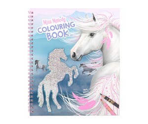 Kreative leker - Miss Melody Colouring Book With Reversible Sequins - 412756