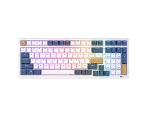 Tastatur - Royal Kludge RK98 RGB mechanical keyboard Red switch (blue) - Gamingtastatur - Blå - RK98 blue