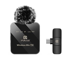 Mikrofon - Puluz Wireless Lavalier Microphone PU648B (USB-C) - PU648B