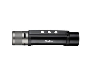 Nødlader - Nextool Mini Flashlight with Powerbank alarm workshop light NE20170 1000lm Nødlader - Svart - 2600 mAh - NE20170