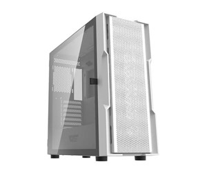 Kabinett - Darkflash Computer case DK431 + 4 fans (white) - Kabinett - Miditower - Hvit - DK431 White