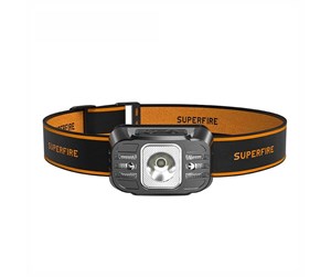 Lommelykter  - Superfire Headlamp HL75-X 220lm USB - HL75-X