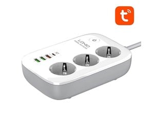 Smarthus - LDNIO Smart Wi-Fi power strip SEW3452 Tuya (white) - SEW3452