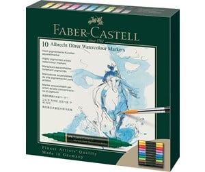 Skrive- & Tegneverktøy - Faber Castell Albrecht Dürer Watercolour Markers (10 pcs) - 160310