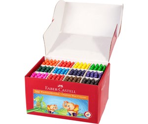 Skrive- & Tegneverktøy - Faber Castell Jumbo Wax Crayons (384 pcs) - 120047