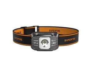 Lommelykter  - Superfire Headlamp HL75-S 350lm USB - HL75-S