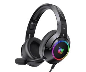 Hodetelefoner - ONIKUMA Gaming headphones  K9 Black RGB - K9B RGB 3.5mm