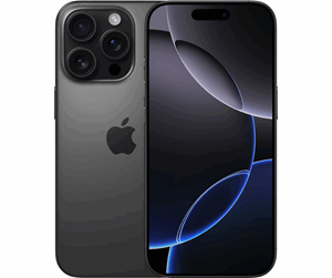 Mobiltelefoner - Apple iPhone 16 Pro 128GB - Black Titanium - MYND3QN/A