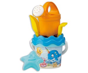 Utendørsleker - Androni Bucket set with Sand and Watermill Underwater world 6 pieces. - 1234-FISH