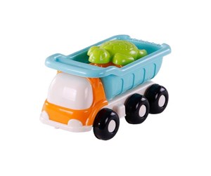 Utendørsleker - Cavallino Toys Beach Dump Truck with 4 Sand Shapes Blue - 9146SF01