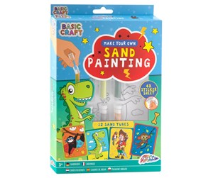 Kreative leker - Creative Craft Group Sand art craft set - Dino - 100037