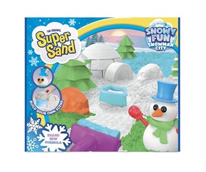 Kreative leker - Goliath Super Sand Snowy Fun - Snowman City Playset - 929035