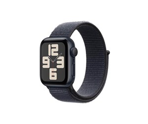 Smartklokke, Smartwatch & Sportsklokke - Apple Watch SE GPS 40mm - Midnight Aluminium Case with Ink Sport Loop - MXEA3QN/A