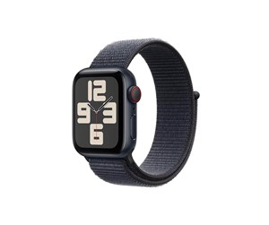 Smartklokke, Smartwatch & Sportsklokke - Apple Watch SE GPS + Cellular 40mm - Midnight Aluminium Case with Ink Sport Loop - MXGA3QN/A