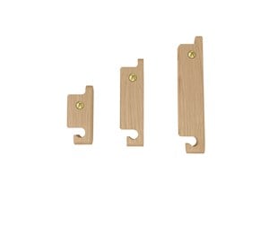 Beslag & Hengsler  - Andersen Furniture - Multi Hooks - 10cm/15cm/20 cm - S/3 (4-370020) - 4-370020